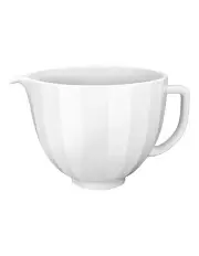 [KitchenAid] Tilt Head Stand Mixer Shell Ceramic Bowl 4.7L in White 5KSM2CB5PWS