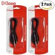 2-PACK Hosa CMP-305 5FT TS Male 1/8" to TS Male 1/4" Interconnect Cable