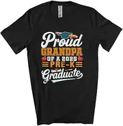 [Generic] Proud Grandpa Class of 2025 Pre-K Graduate; Joyful Father's Day Graduation Grandpa Family Unisex T-Shirt