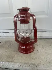NEE Red Lantern With Wick Ready For ANY EMERGENCY