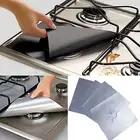 4Pcs Reusable Non-stick Foil Gas Range Stove top Burner Protector Liner Cover