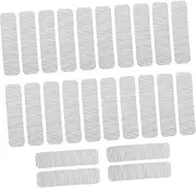 TEHAUX 25Pcs Adhesive Window Screen Repair Mesh Self Adhesive Patch for Windows Doors and Tents Durable Insect Fly Screen Easy to Cut and Apply