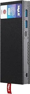 MeLE Fanless PC Stick PCG02 Pro with Win 11 Pro N100(up to 3.4GHz), 8GB DDR4 RAM 256GB Desktop Computer Stick Support 4K Dual HDMI USB3.2 WiFi BT Ethernet,Home Business Office Industrial