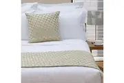Regency Champagne Bed Runner or Square Cushion by Jason