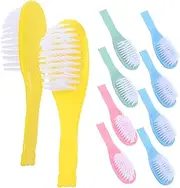 KOMBIUDA 10Pcs Professional Hair Brush Convenient Brushes for Gentle Scalp Massage for Newborns and Lightweight and Portable Design Color Options