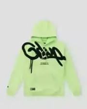 Size 4XL - Geedup Handstyle Hoodie Pastel Green/Black BRAND NEW WITH TAGS Hoody