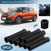 Car 2500° Spark Plug Wire Boots Heat Shield Protector Sleeve Cover for SBC BBC (for: Honda)