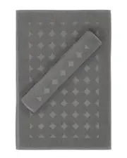 Linum Home Textiles Set of 2 Sinemis Circle Design Bath Mats