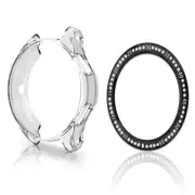 100% NEW Soft TPU Case Ring Case Metal Cover f Samsung Gear S3 Frontier SM-R765V