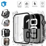 For Apple Watch Series 10 42/46mm Bumper Case Tempered Glass Screen Protector
