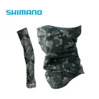在飛比找蝦皮購物優惠-Shimano 新款夏季臂袖釣魚手套男士女士降溫冰絲魔術圍巾