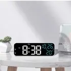 Temperature Date Digital LED Clocks Display Table Clock for Bedroom