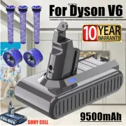 9500mAh Battery For Dyson V6 DC58 DC59 DC61 DC72 V6 Animal SV03 SV06 / Filter AU