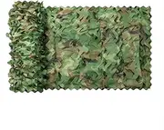FUNNTY Camo Netting Camouflage Netting 1.5x4M,Bulk Roll Mesh Netting Camouflage Net for Hunting Decoration Sunshade,Farm Factory Shelter Car Concealment