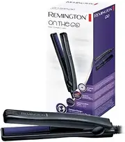 REMINGTON Unisex Mini Straightener - Ceramic Plates - 200°C - 60 Sec Heat Up - Worldwide Voltage - Schwarz, Blau