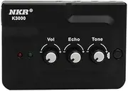 LLBH1 Professional USB External Sound Card Echo Audio Interface External Dual Microphone Inputs Plug Play for Live Broadcast Phone Vid (Color : Black)