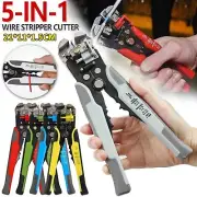 Automatic Wire Cutter Stripper Pliers Electrical Cable Crimper Terminal Tool