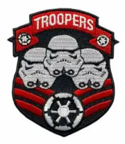 Stormtrooper Trooper Embroidered Patch [Iron on Sew on - TR1]