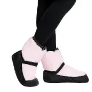 Warm Ballet Dance Shoes Women's Padded Short Exercise Boots Cotton Shoes PINK 31-33