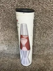 2015 Lava Lite Lava Lamp The Original Classic 11.5" Neon Orange New White Rose