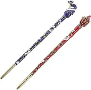 [LIFKOME] 2pcs Chinese Hair Stick Decorative Metal Hair Chopsticks for Elegant Bun Styling Construction Lightweight and Durable for Parties and Cosplay Events