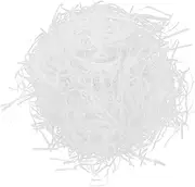 TEHAUX Light White Shredded Paper Filler 200g Bag for Baskets Present Boxes Candy Boxes Party Decorations Eco-Conscious