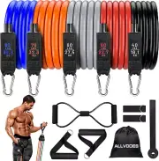 Resistance Bands, Resistance Band Set, Workout Bands, Exercise Bands for Men and