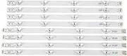 ABAGFKFNV 825mm LED Backlight Lamp Trip 8 LEDs Compatible with LG INNOTEK DRT 3.0 42"_A/B Type REV01 REV7 131202 42 Inch LCD Monitor 1set Light bar