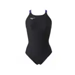 MIZUNO SWIM 女連身泳衣-泳裝 游泳 海邊 競賽 美津濃 N2MA826198 黑紫銀