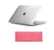 Batianda Newvia HY Kiskin 粉色 + 透明保護殼 適用於 MacBook Air 13 A1466