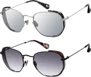 Robert Graham Adonis Men's Geometric Round Sunglasses w/ Side Shields