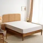 - King Single Fitted Sheet 1 Piece - 35Cm Deep Pocket Bed, 1000TC Ultra Soft Mic