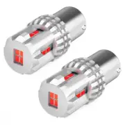 2X 1157 BAY15D P21 5W RED LED BRAKE 3020SMD TAIL STOP LIGHT GLOBE BULB 12K (for: Honda)