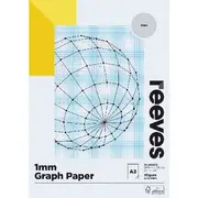 Reeves 1mm Graph Pad 70gsm 40 Sheets A3