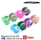 2-8pcs Fake Stretchers Piercing Candy Colours Tunnels Plugs Steel Body Jewellery