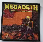 Megadeth Peace Sells Woven Patch