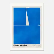 Galrie Kieler Woche 1964 Regatta Poster by Hans Hillmann - Nautical Art, Poster Only, A1 60 x 84cm (23 x 33inch)