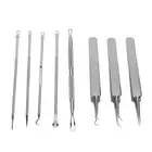 8Pcs Acne Tools Extractor Kit Pimple Popper Blackhead Remover Stainless Stee DY9
