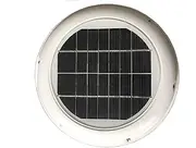 MANANASUN Solar Vent Fan 2.5W Roof Mounted Exhaust Ventilator Max Airflow 60CFM Ventilate Area 7-10㎡ for Boat Greenhouse Shed Dog House Storage Room
