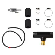 New Aluminum 1-1/2'' Diesel Fuel Tank Auxiliary Install Kit 11025 For Ford/Dodge