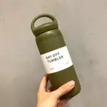 【日貨】 KINTO DAY OFF TUMBLER -[卡其綠] 東京時尚簡約設計 不銹鋼保溫瓶 真空雙層 500ML