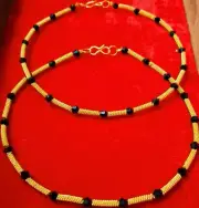 Anklet 14k Gold Plated Ankle Chain Bracelet Women Jewelry Anklets India Payal