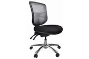 BURO Seating METRO BLACK MESH POLISHED BASE