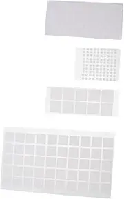 Gogogmee 500 Pieces Removable Self Adhesive Backing Tape Double-Sided Dot Stickers Square Round Fixing Tapes for DIY Arts Crafts Projects