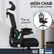 ALFORDSON Mesh Office Chair Executive Computer Chairs Study Work Gaming Seat Black