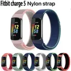 Bracelet Weave Wrist For Fitbit Charge 5 Women Band Nylon Woven Sport Strap Loop