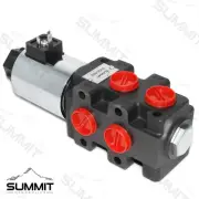 Hydraulic Solenoid Selector / Diverter Valve, 30 GPM, #10 SAE Ports