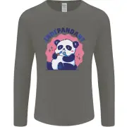 Indepandant Funny Independent Panda Bear Mens Long Sleeve T-Shirt