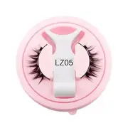Lashie - Natural Magnetic Multipack False Eyelashes (Various Designs) LZ05 - Black - One Size