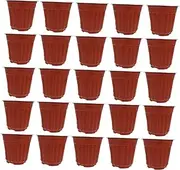 CAXUSD 50Pcs Chlorophytum Flowerpots Durable Plastic Plant Pots for Succulents Compact Nursery Pots for Gardening for Flowers and